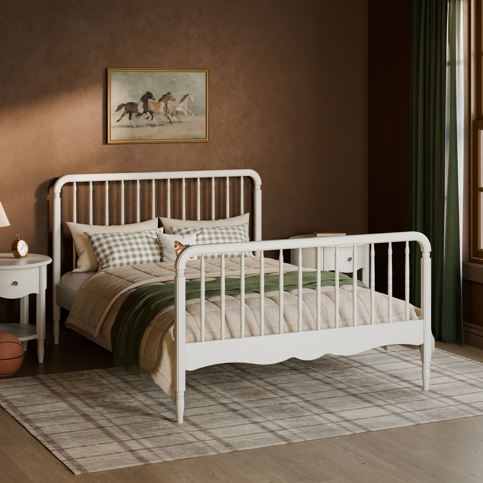 Liberty Bed, Warm White, Full