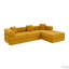 Canapé-lit modulaire pliable de 108 po avec méridienne en forme de L, sans assemblage requis-116743519