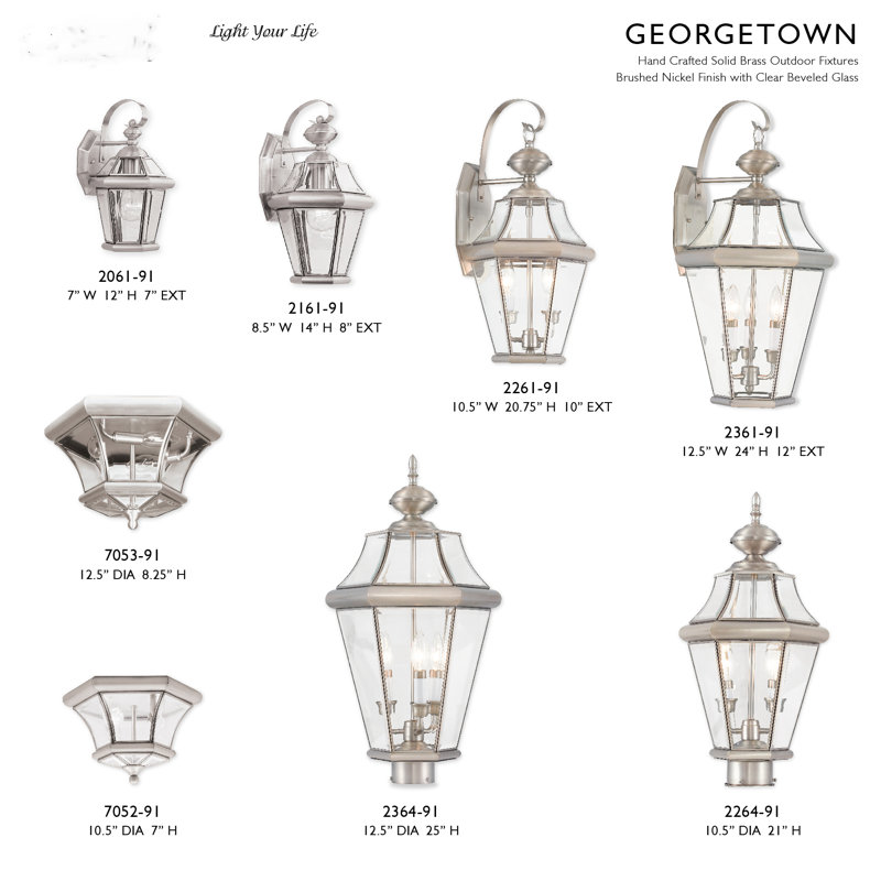 Creason Lantern Head, Brushed Nickel