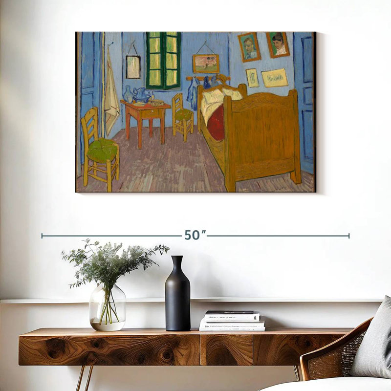 Chambre à coucher à Arles, H 26 po x l 39 po