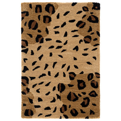 Tapis en laine et viscose touffetés à la main Nonia