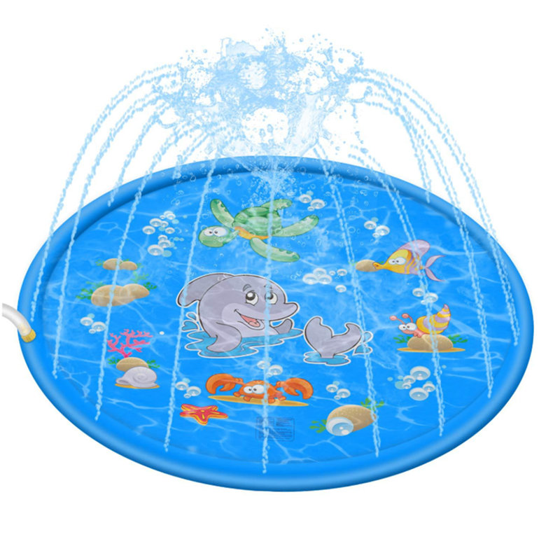 Tapis gonflable d'extérieur, Bleu