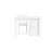 RiverRidge Kids Desk and Chair Playroom Set with 2 Art Storage Cubbies and 2 Side Bookshelves - White