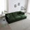 Canapé modulaire confortable à assise profonde modulaire réversible et confortable à 6 places avec 3 repose-pieds, 3 coussins décoratifs et 2 coussins d'accoudoirs