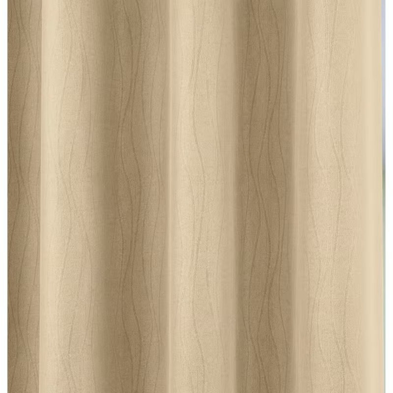 Summer Cooling Thermal Blockout Eyelet Curtains, Full Sun Block Heat Insulated Noise Reducing Energy Efficient Drapes for Lounge & Bedroom, Crream, W117cm x L183cm