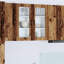Vidaxl Kitchen Wall Cabinet Brown Oak 60 X 31 X 80 Cm Engineered Wood-121218220-121218221