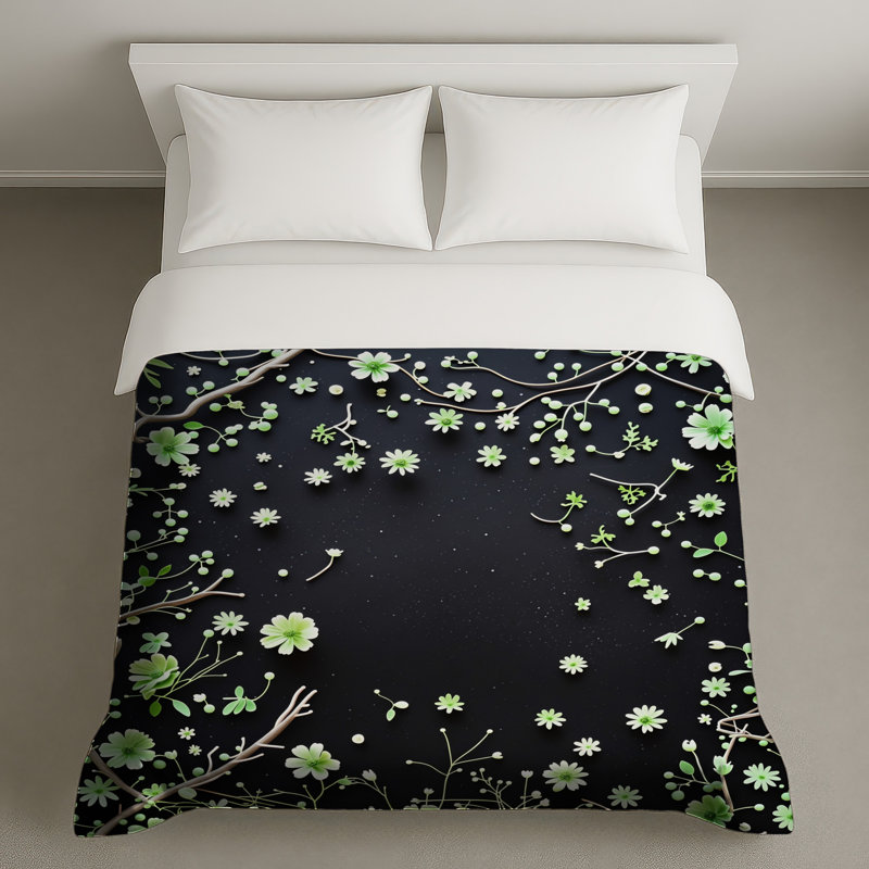 Housse de couette Floral Bedding Nature, Grand lit