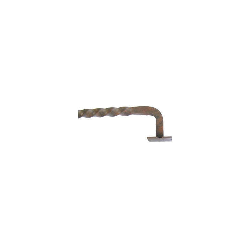 Twist 8" Center to Center Appliance pull, Patina Black, 18" Center to Center