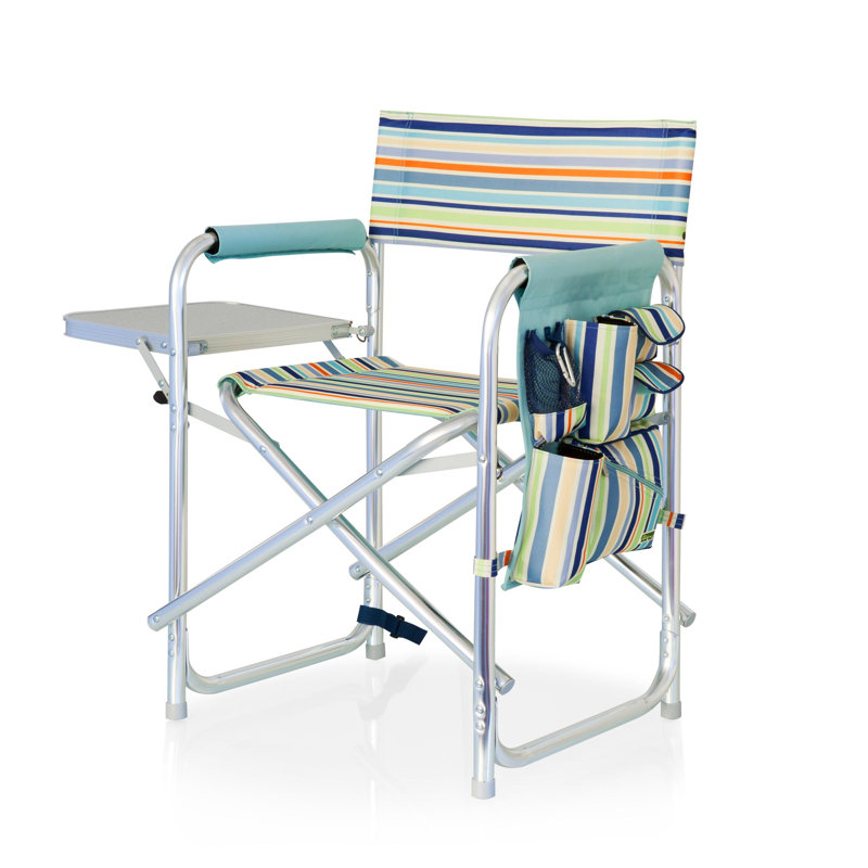 Chaise de camping portative avec table d'appoint Sports Sports, Saint-Tropez