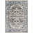 Gibraltar Rectangle Oriental Machine Woven Polypropylene Area Rug in Gray-1756012080