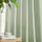 Tufted Stripe Linen Modern Farmhouse Room Darkening Curtains (Set of 2)-356127196-356127194