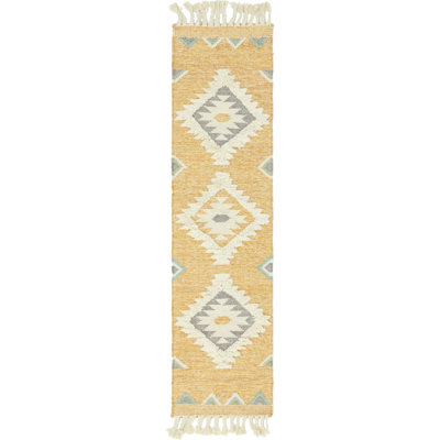 Shriver Performance Wool Geometric Indoor Rug