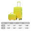 14 "/ 20" 2 pièces / ensemble dans une valise à roulettes pour PC, valise de cabine, avec dégradé de couleurs et serrure à combinaison-126941728