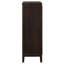 Commode brune à 5 tiroirs Payton, solution de rangement spacieuse et élégante pour les chambres à coucher modernes et les espaces de vie