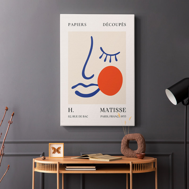 Matisse CLIX, reproduction encadrée - galerie Cavas, H 18 po x l 12 po