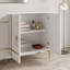 Buffet moderne 4 portes avec panneau géométrique doré / argenté-1527889461