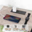 Table de chevet 2, table de chevet à DEL avec station de charge, table de chevet avec tiroir en tissu pour les petits espaces, tables d'appoint avec tablette de rangement pour la chambre à coucher, gris foncé-408292182