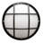 Solus Nautical Round Wall and Ceiling Mount Light with Grid-Style Diffuser Cage-68029245-68029244