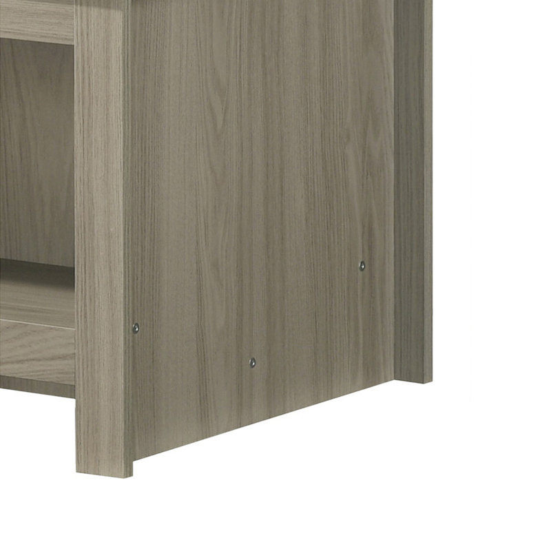 Table basse avec tablettes ouvertes