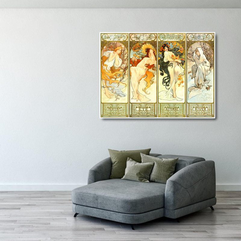 Les Saisons, 28" H x 38" W