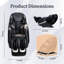 Fauteuil de massage 4D Zero Gravity - SL Track, étirement thaïlandais, balayage du corps, Bluetooth, 23 modes de massage