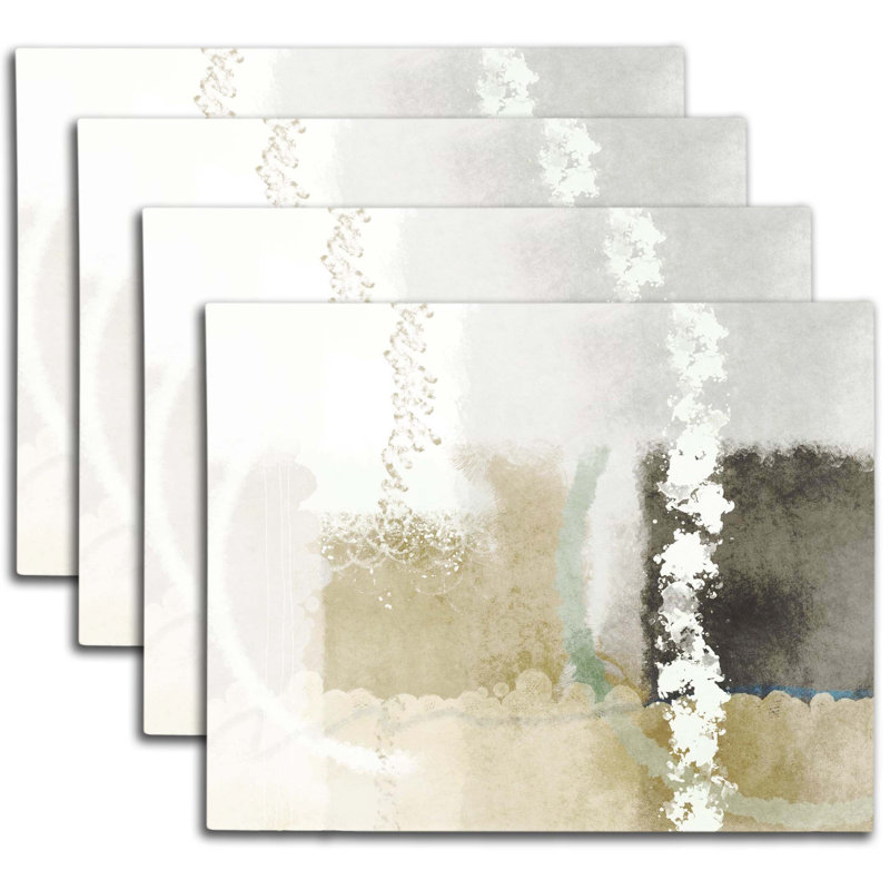Ensemble de 4 napperons invitant Effervescent