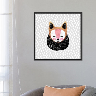 « little arctique fox », impression sur toile