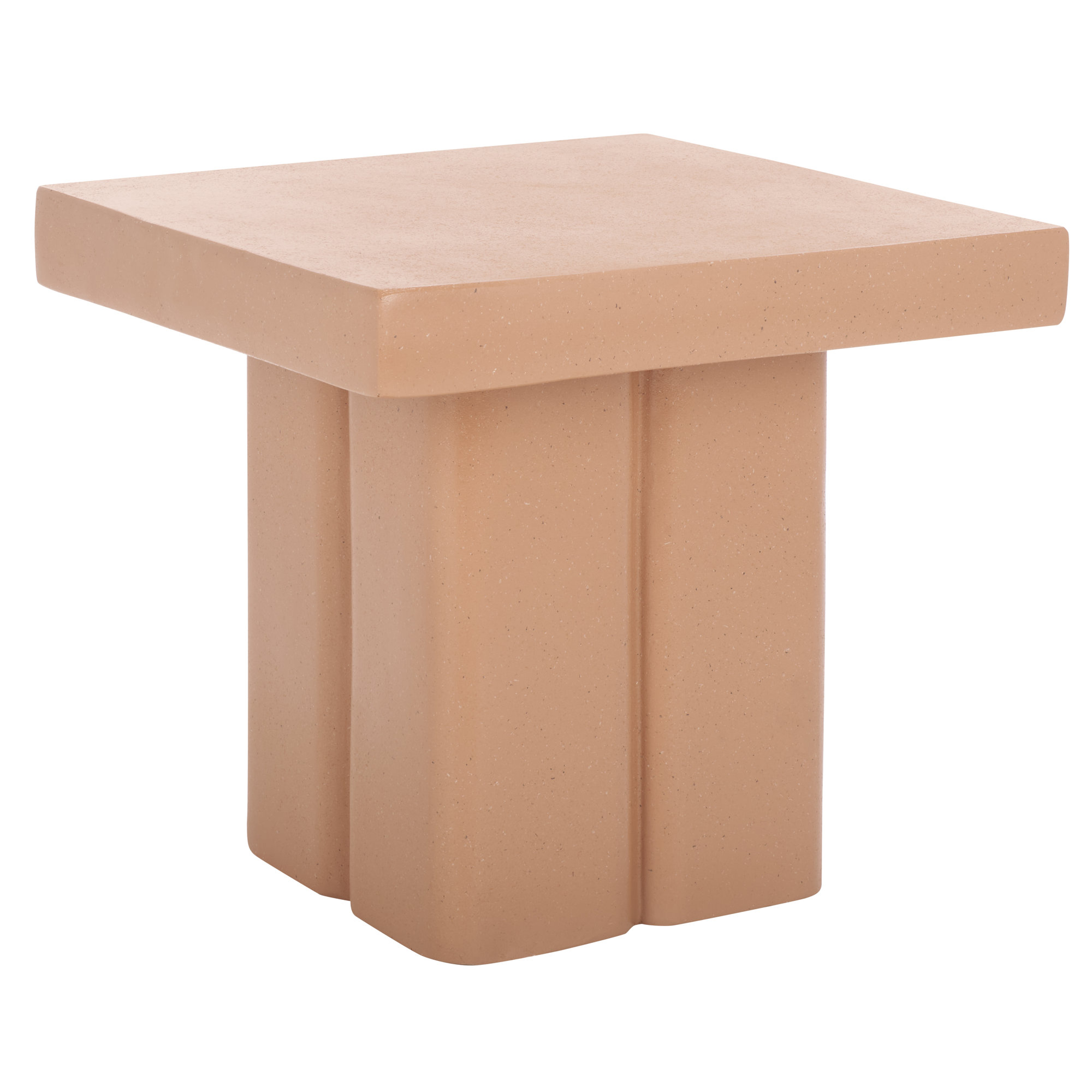 Stewartville Square Accent Table, Terracotta