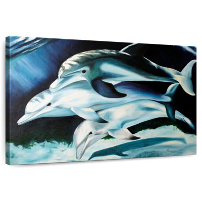 Trio de dauphins Brampt