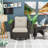 Miram Swivel Wicker Outdoor Lounge Chair-424236047