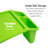 22.25" W Kids Lap Desk, Activity Tray, Drawing, Stackable, Portable, Plastic-96127579