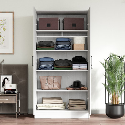 Armoire en bois manufacturé Schriver Harmony