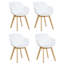 Neve Solid Wood Dining Chair-2029069280-2103048167