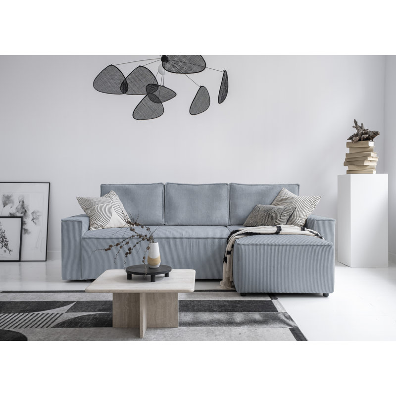 Brave Dave Corner Sofa, Light Grey