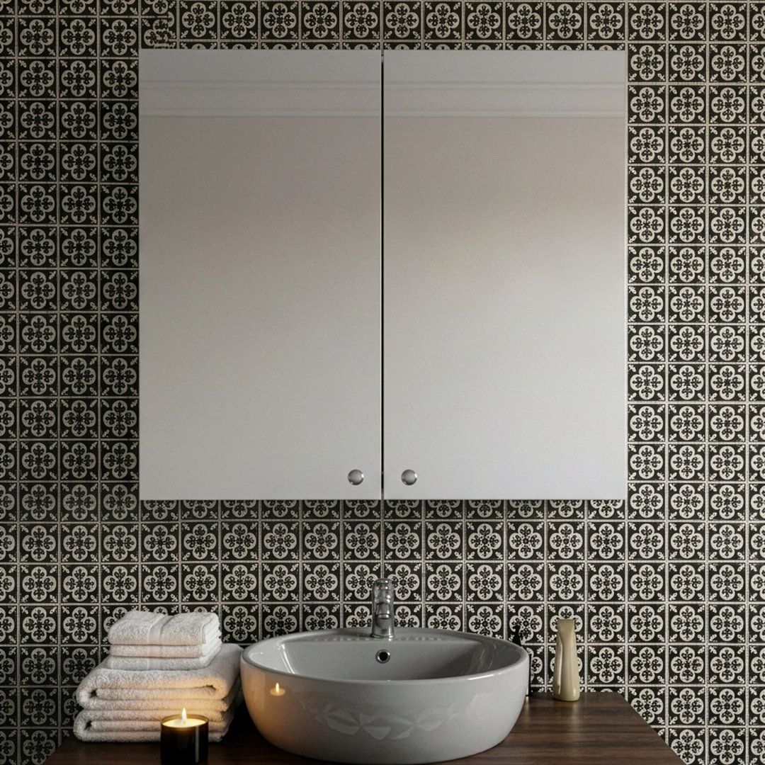 45cm x 50cm Surface Mount Mirror Cabinet