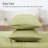 LuxClub 2 PC Lime Queen Performance Microfiber Solid Pillowcase Set-119874936-119874930