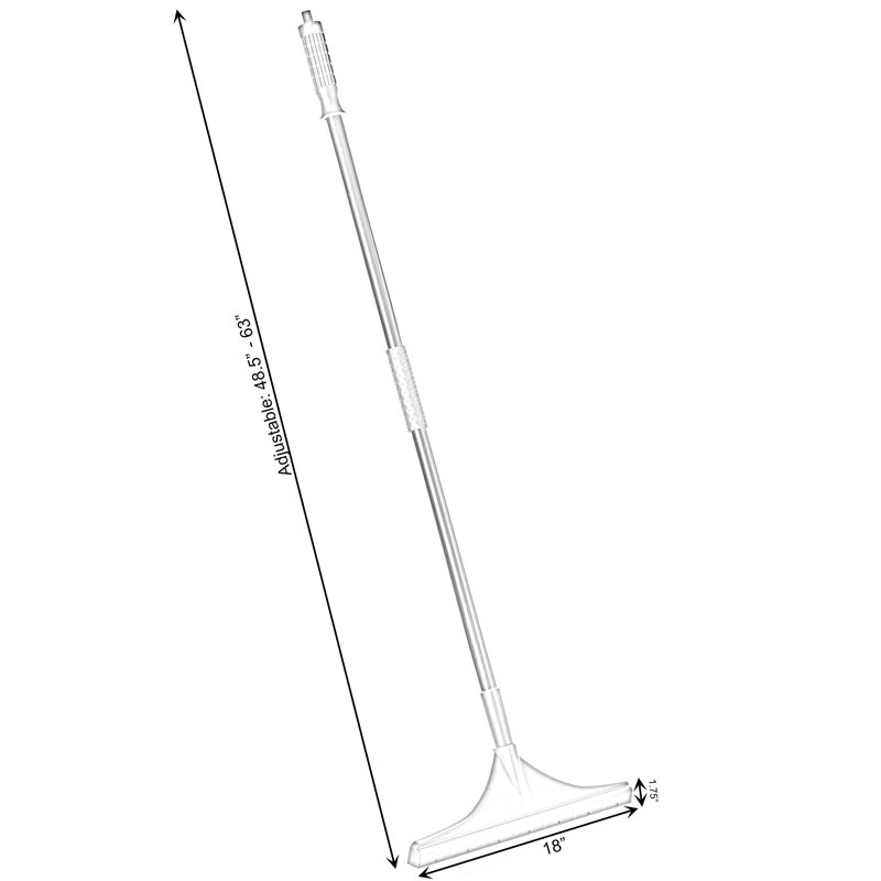 Adjustable Push Brooms with Replaceable Head