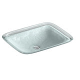 Kohler Inia, Artist Editions Rectangle Glass Wading Pool Bathroom Sink