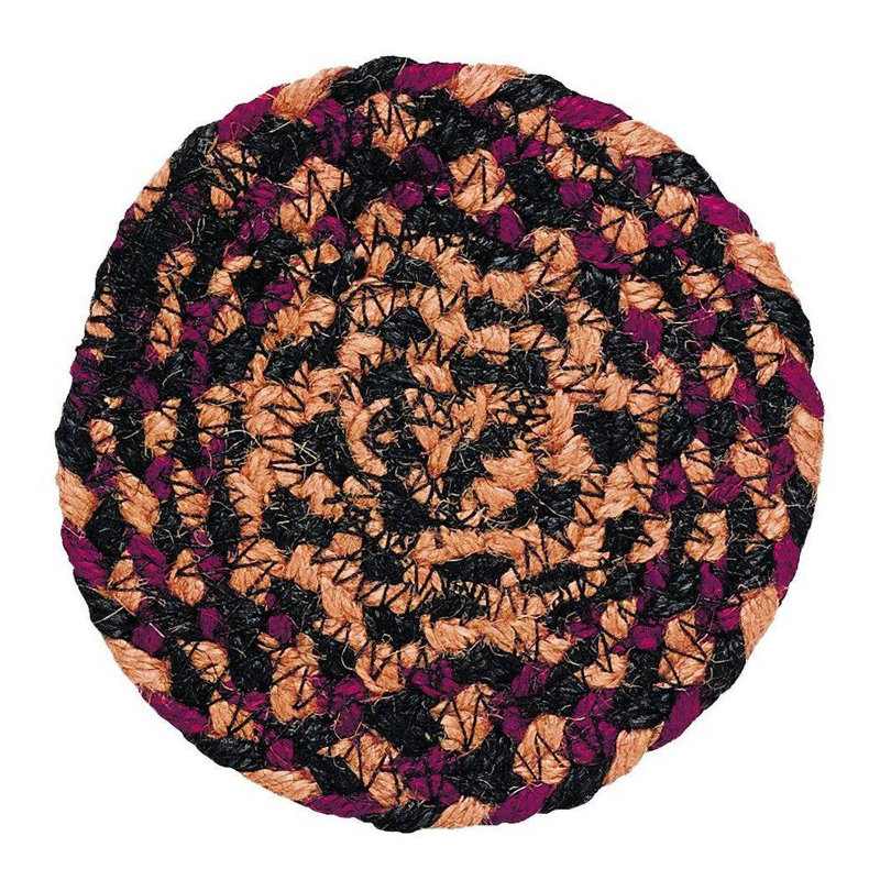 Tapis Fredrikk, Noir / beige / vin