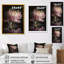 Décoration murale pivoines roses et noires - pivoines florales-1291232585-1291232582