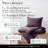 Southshore Fine Linens Vilano Duvet Cover Set, Oversized 110 GSM Microfiber Bedding with Hidden Zipper Closure and 4 Corner Ties, 1 Pillow Sham, Twin/Twin XL, Purple-850210339-850210329