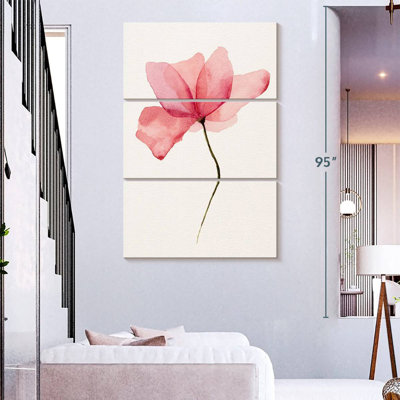 Fleur rose Harnek translucide