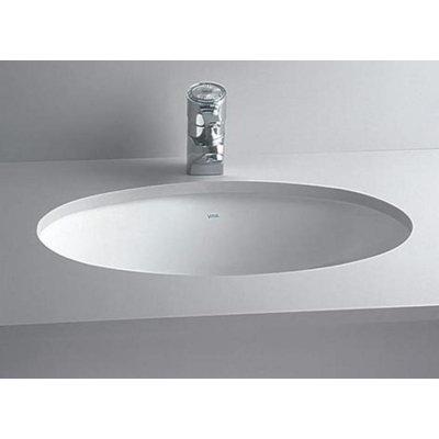 Cheviot Products 13.75'' Vitreous China Oval Bathroom Sink with Overflow