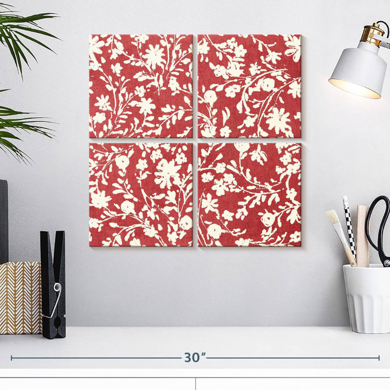 Motif de jardin d'été Kerner III, H 18 po x l 18 po