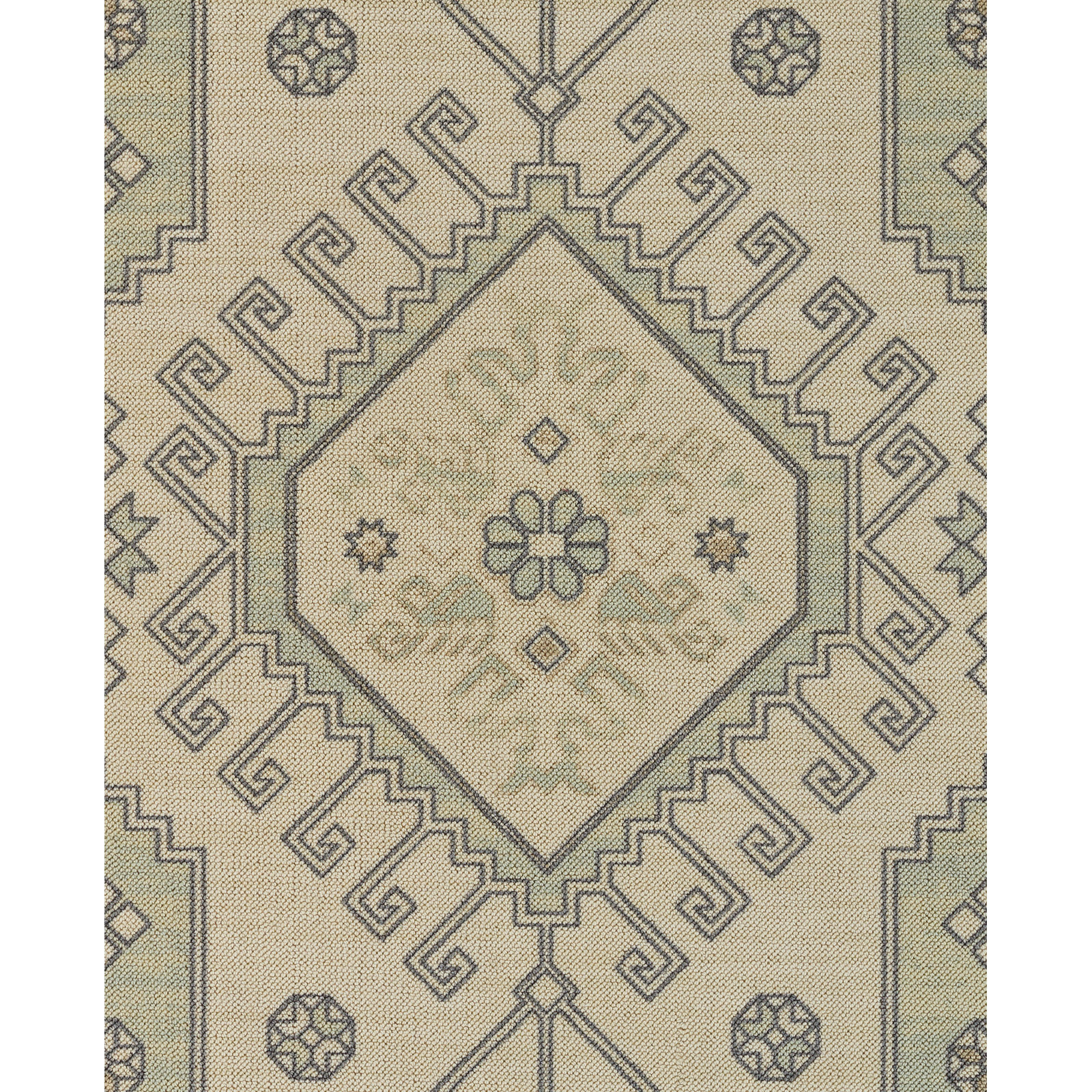 Aldona Sage Beige Oriental Rug, Rectangle 9'9" x 12'6"