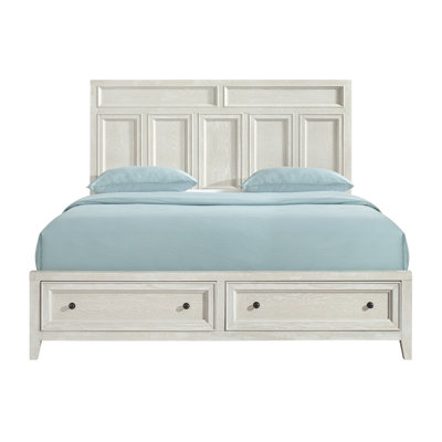 Gypsum Whitewashstorage Bed