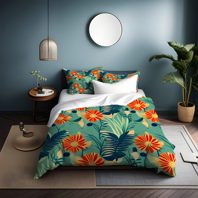 Polyester Duvet Cover, King Duvet Cover + 2 King Shams