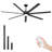 72'' Large Industrial Ceiling Fan With Light And Remote, 7 Aluminum Blades Large Airflow, Reversible DC Motor, 6-Speed High CFM, Modern Industrial Outdoor Ceiling Fan For Home, Office, Commercial Spaces, Porch, Garage, Shop-86938166-82038138