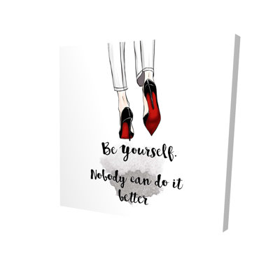 Be Yourself Print On Canvas