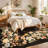 Garvee Washable Rug 3x5 Vintage Floral Rug Non Slip, Low Pile Thin Foyer Mat, Soft Non Shedding Indoor Carpets, Foldable Printed Floor Covering for Entryway Laundry Room, Black-1647393654